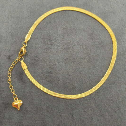 Snake Chain Anklet - OhGlam Jewels